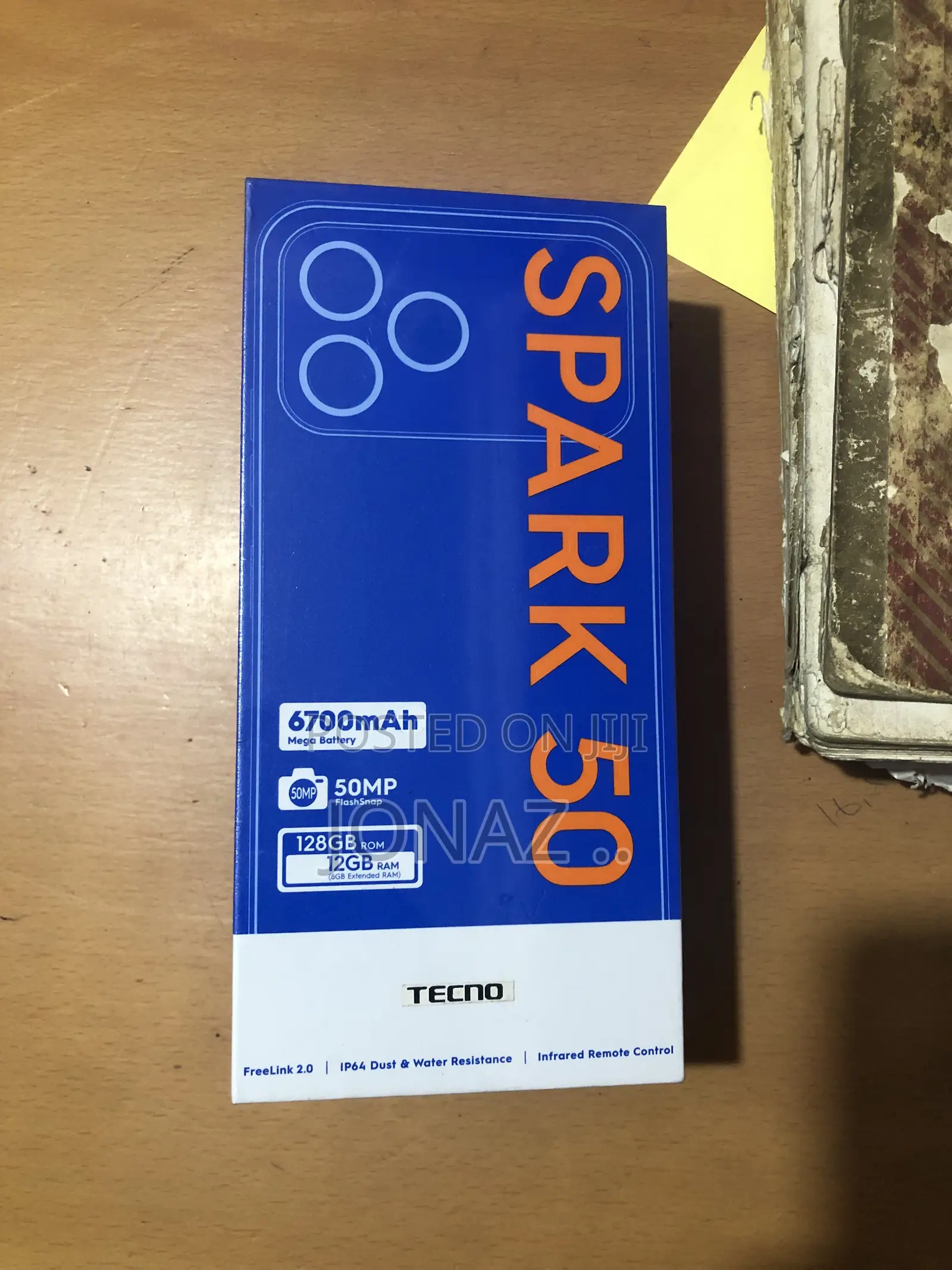 New Tecno Spark 50 128 GB Black