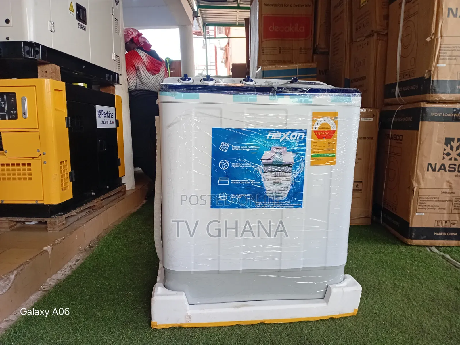 Brand New Nexon 10KG Washing Machine – Fast Wash Durable10kg