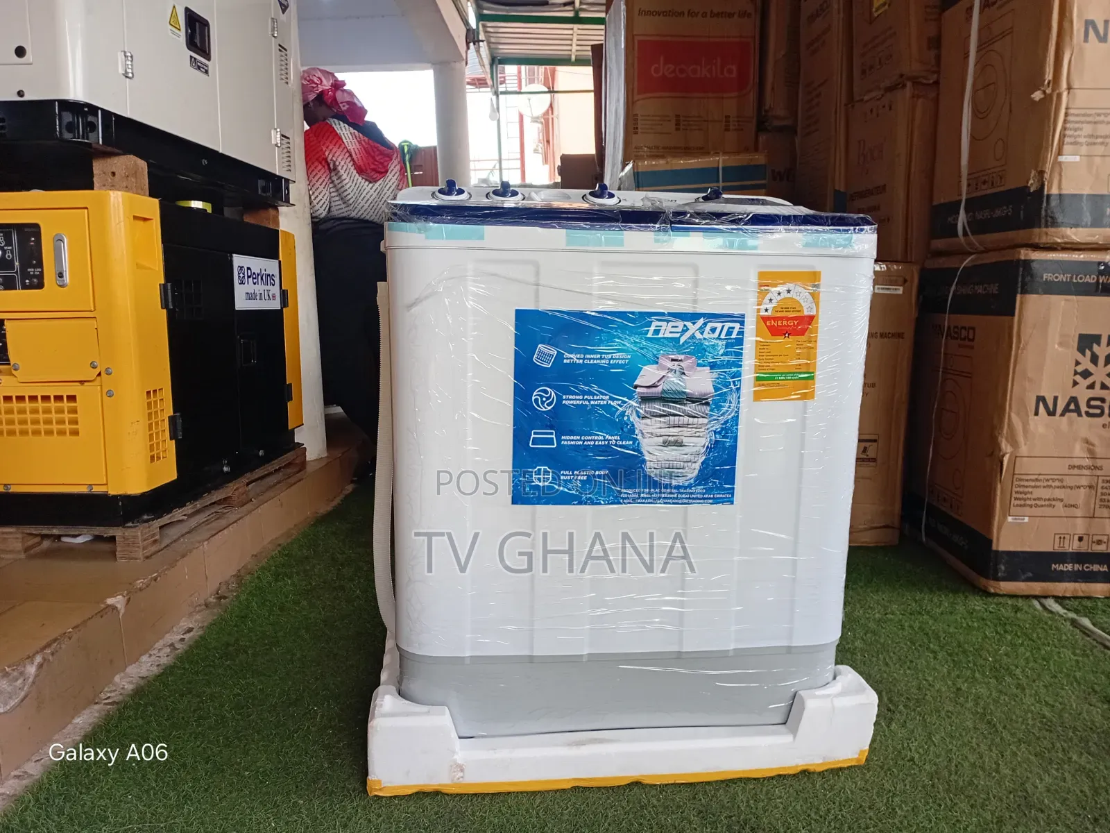 Brand New Nexon 10KG Washing Machine – Fast Wash Durable10kg