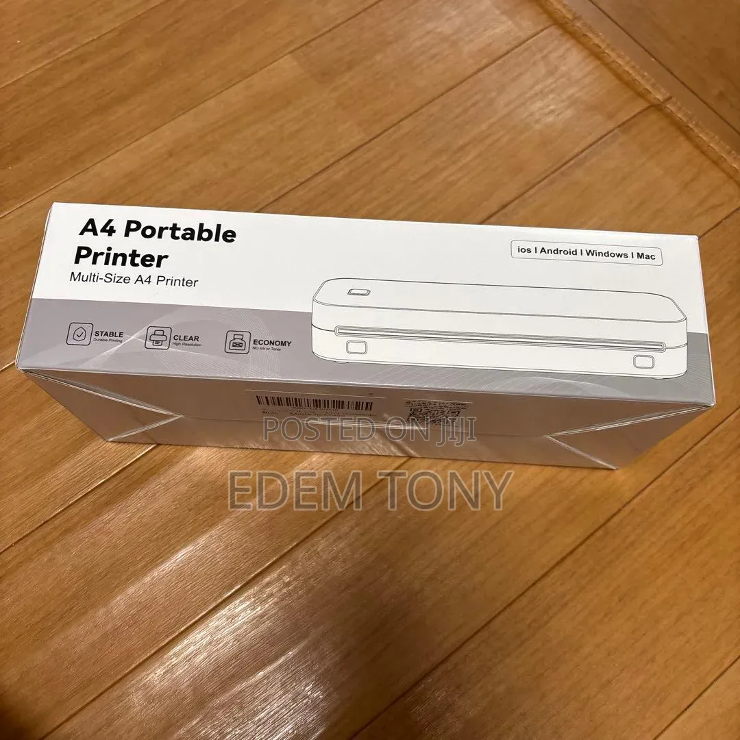 ByteCintia Portable Bluetooth Thermal Multi-Size A4 Printer