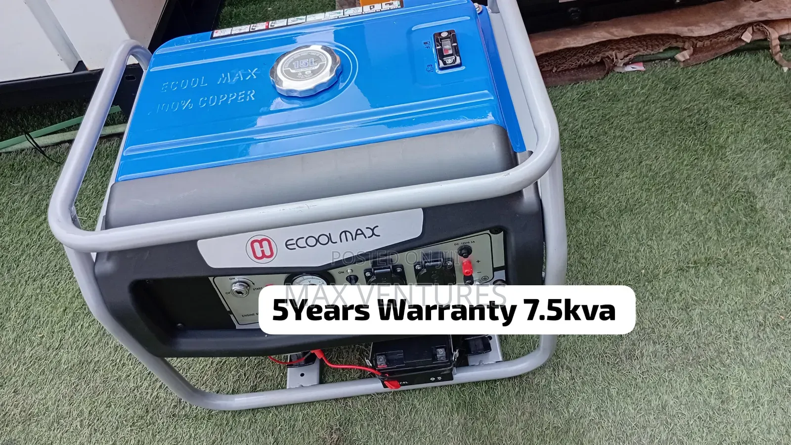 Powerful 7.5kVA Ecoolmax Petrol Generator – Best Value 7.5kva