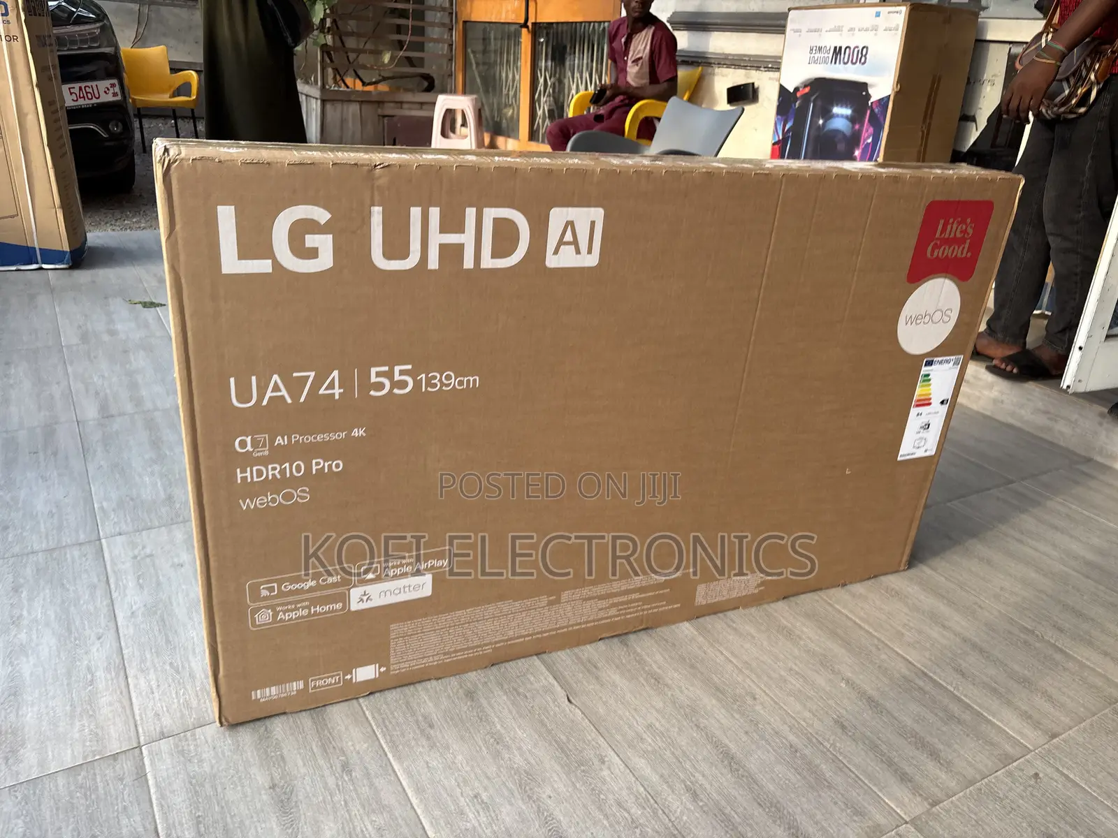 2025 LG 55 Smart TV Alpha 7 Al Processor Gen8 [55UA7400]
