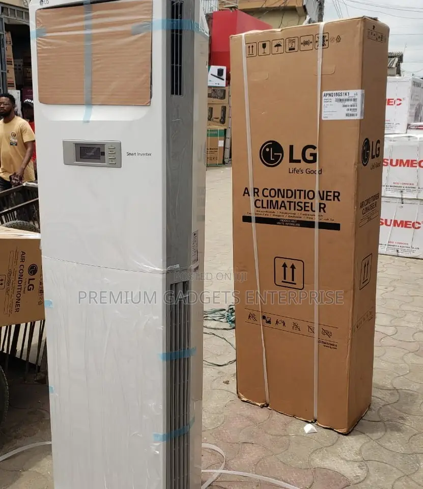 LG 3.0hp Dual Sensing Inverter R410 Floor Stand Split Ap-Q30gs1k1