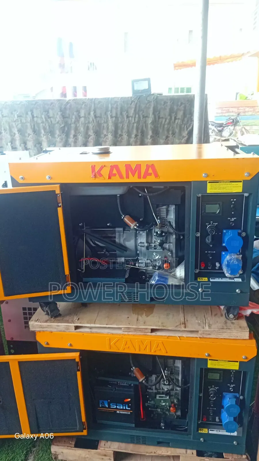 Heavy-Duty KAMA 15kVA Diesel Generator – Stable Power Supply