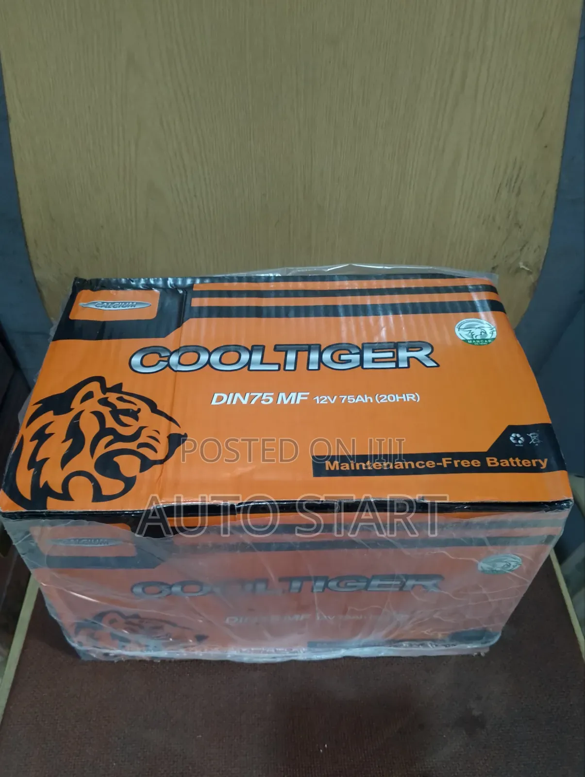 Car Battery 75ah/ 15plate +Free Delivery Within Accra