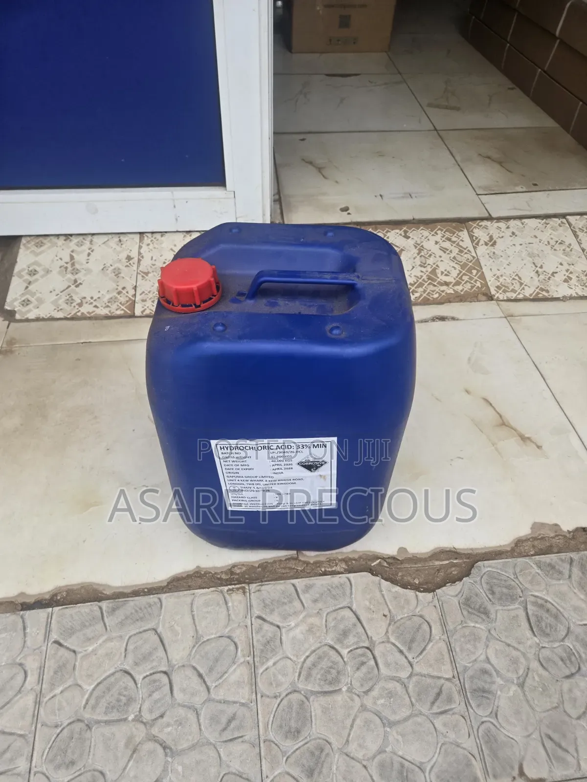 Hydrochloric Acid : 33% Min