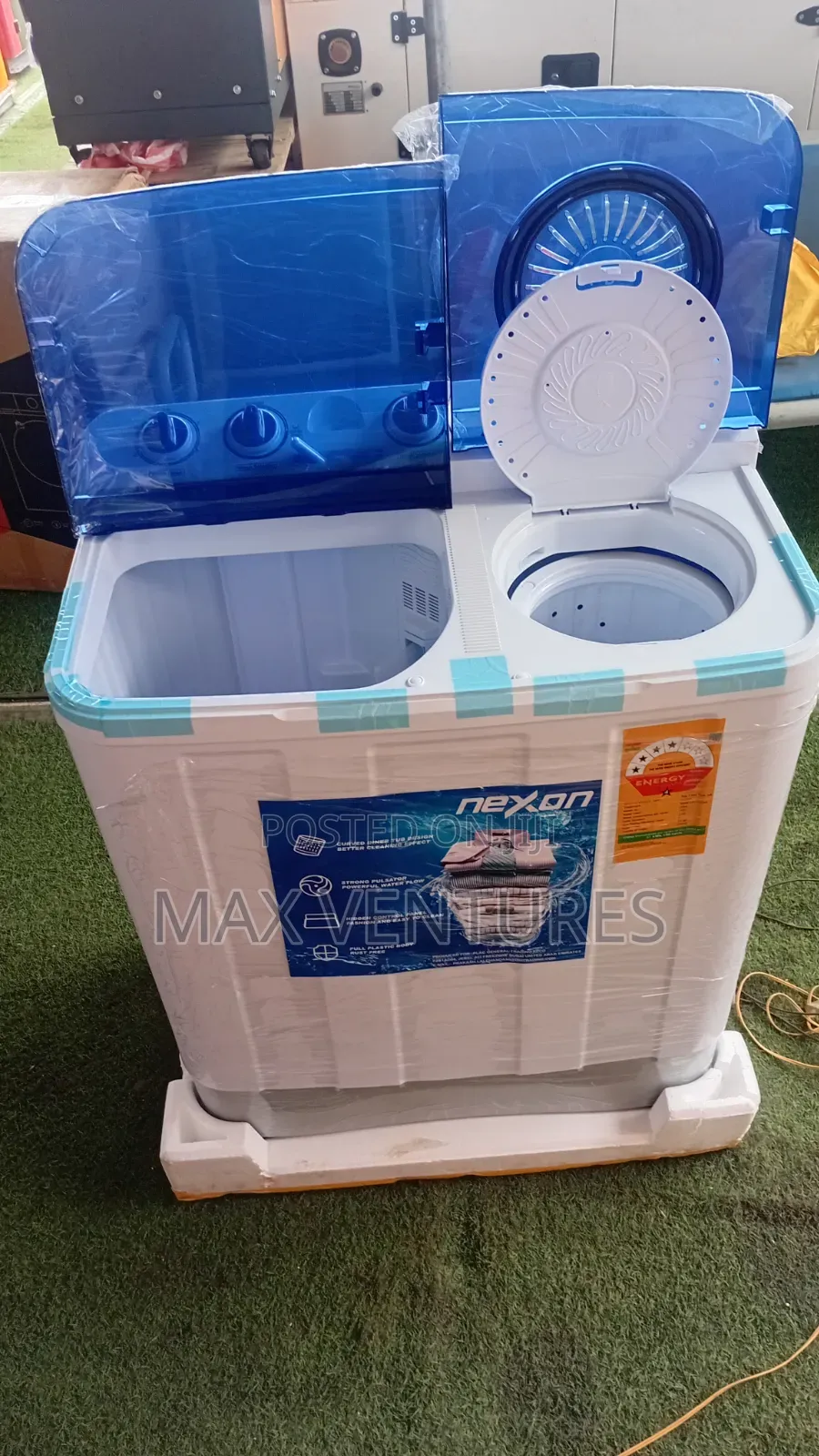 Nexon 10KG Twin Tub Washing Machine – Fast Spin Dryer