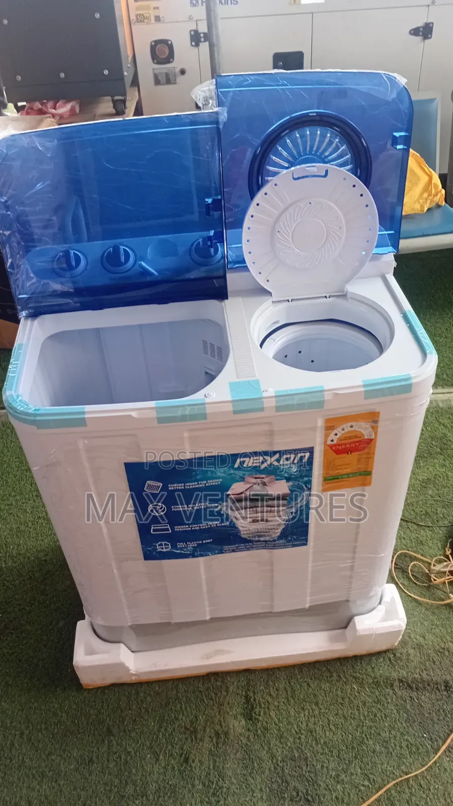 Nexon 10KG Twin Tub Washing Machine – Fast Spin Dryer