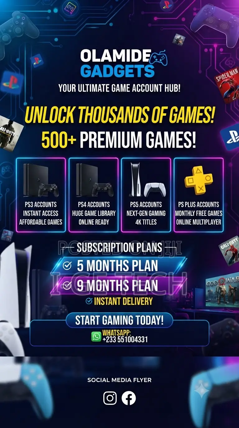 Ps Plus Premium Account With 500+ Games