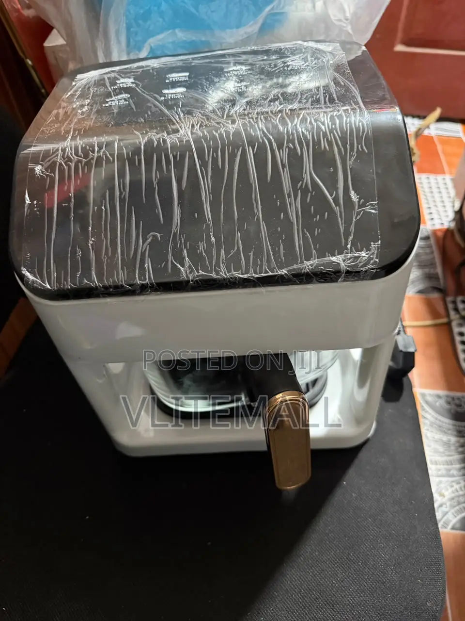 White Digital Glass Air Fryer