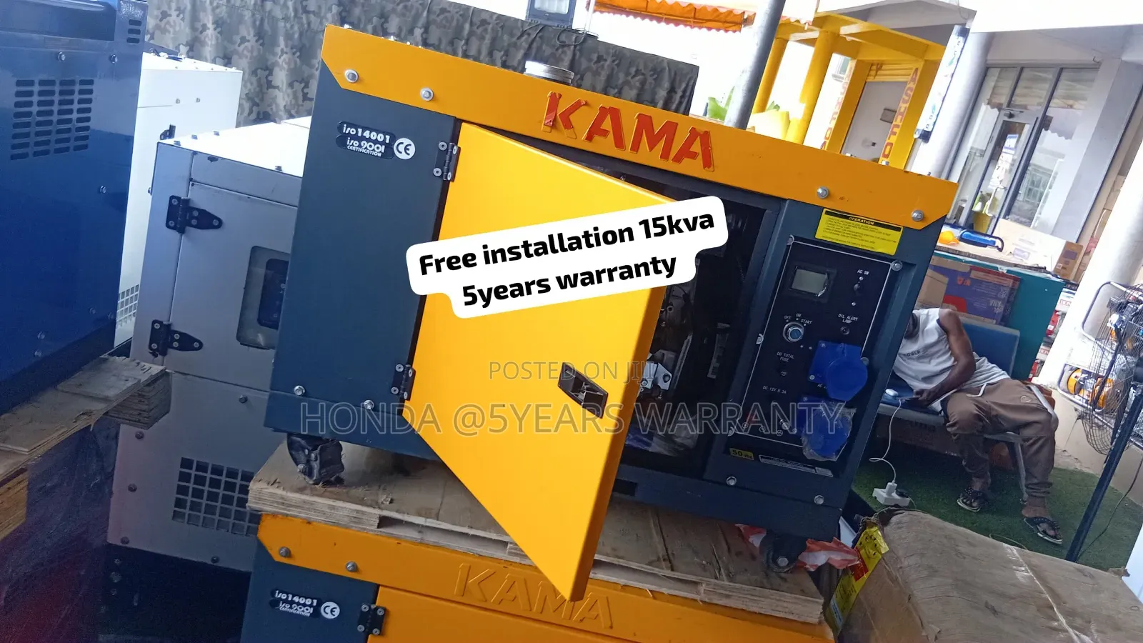 KAMA Diesel Generator | Strong Performance, Low Fuel 15kva