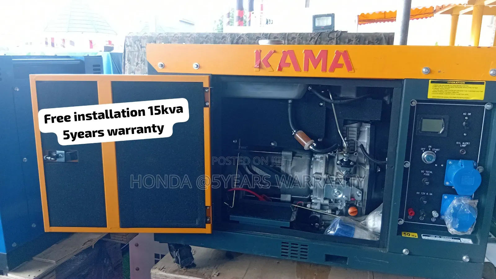 KAMA Diesel Generator Machine – Strong Engine, Smooth 15kva