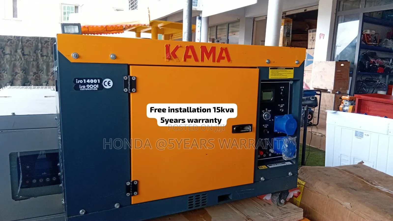 KAMA Diesel Generator Available Now – Heavy Duty Machine With 15kva