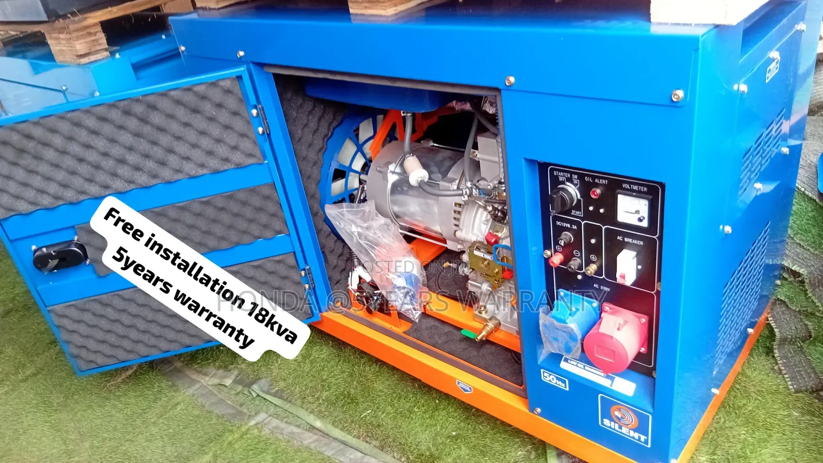 Heavy Duty Perkins 18kVA Diesel Generator | Smooth Operation 18kva