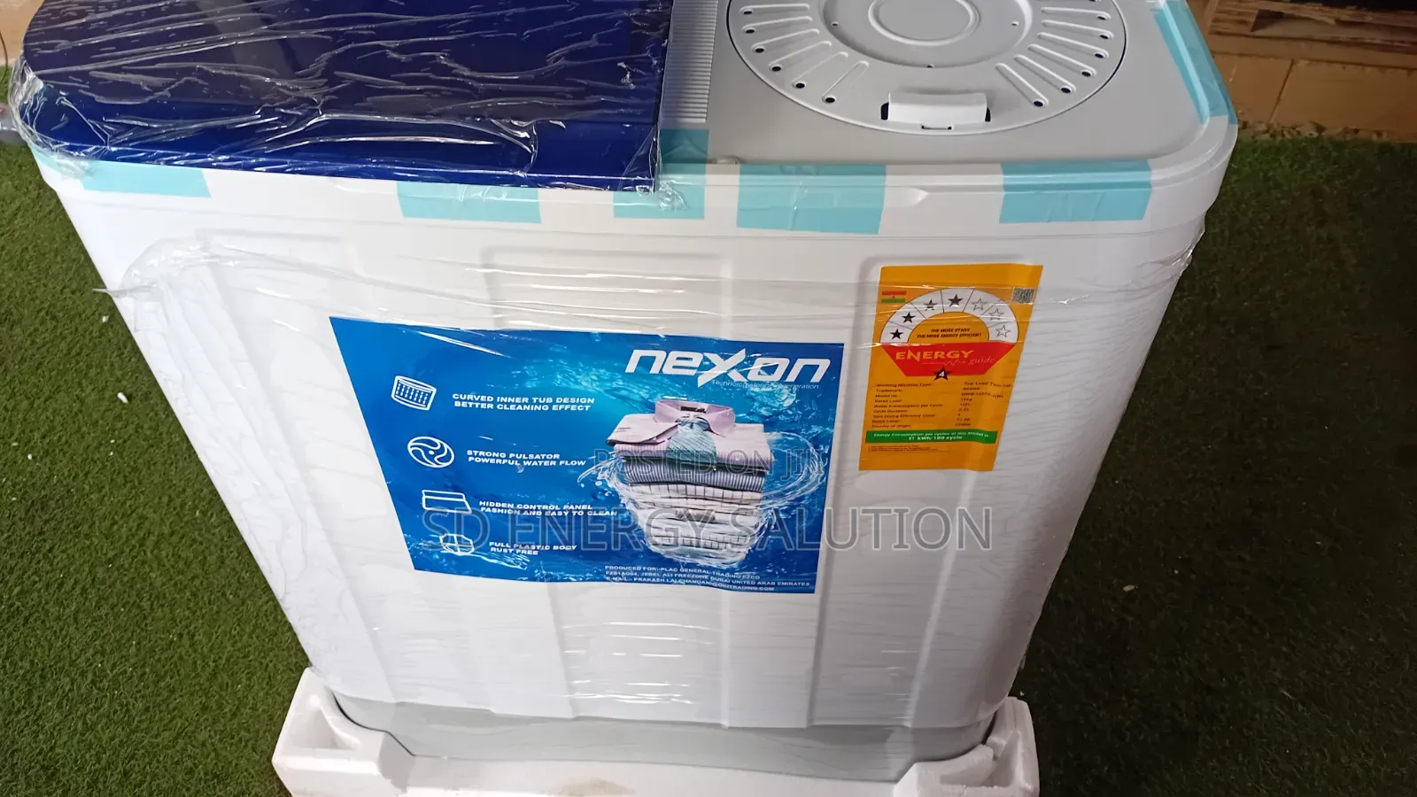 Nexon 10KG Twin Tub Washing Machine – Energy Saving