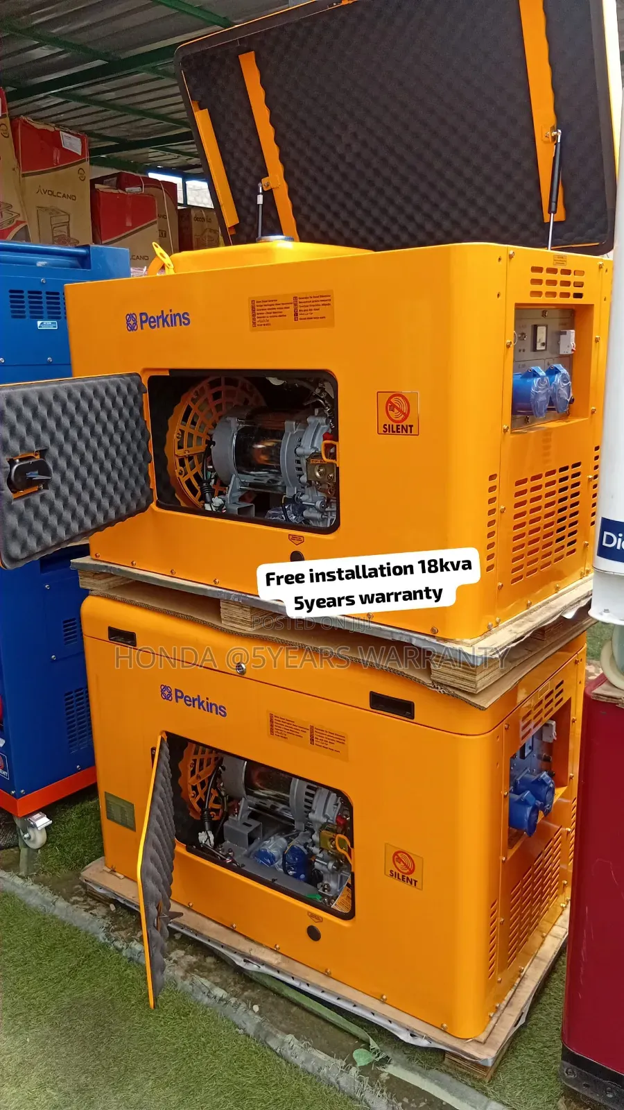 Perkins 18kVA Silent Diesel Generator Available – Installation 18kva