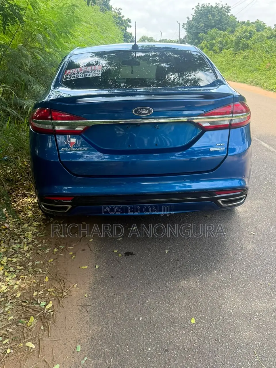 Ford Fusion Titanium AWD 2017 Blue