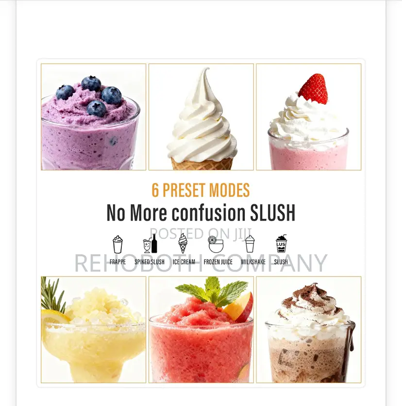 Ice-Free Smoothie Slushie Maker Smooth Beverage Slushy Machine