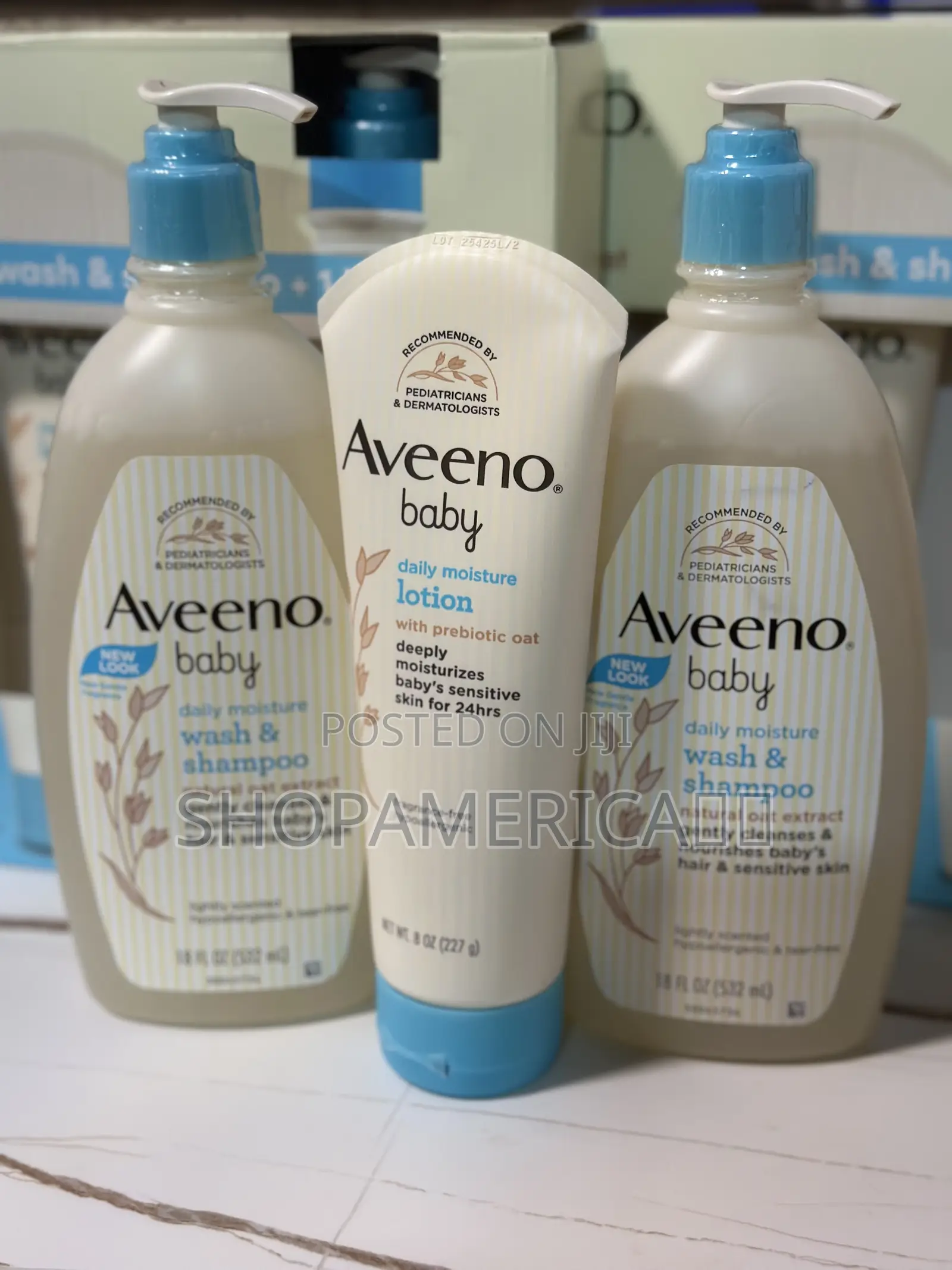 Aveeno Baby Shampoo and Lotion