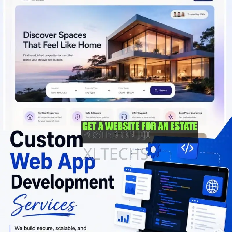 Real Estate Website Design Property Listing Website