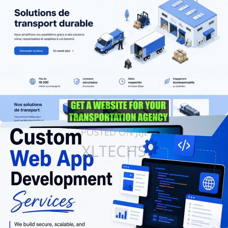 Logistics Transport Company Website Design in Ghana