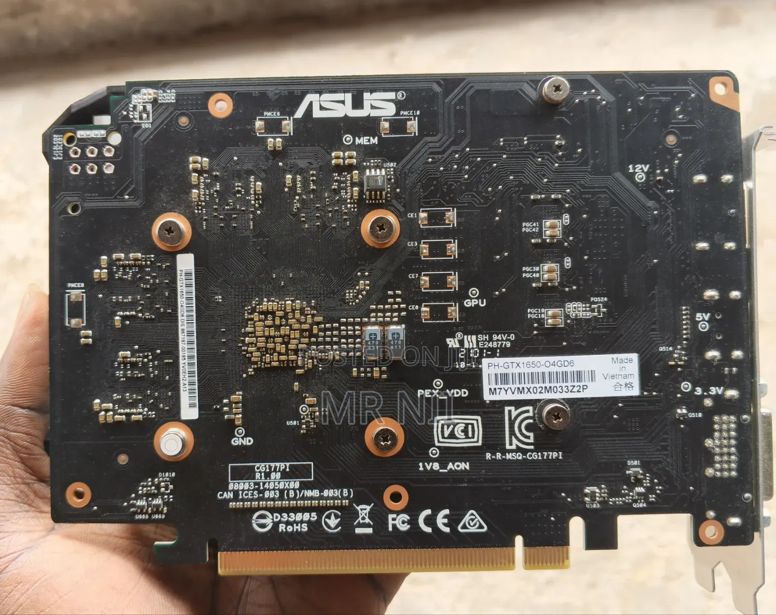 ASUS GeForce GTX 1650 4GB Graphics Card
