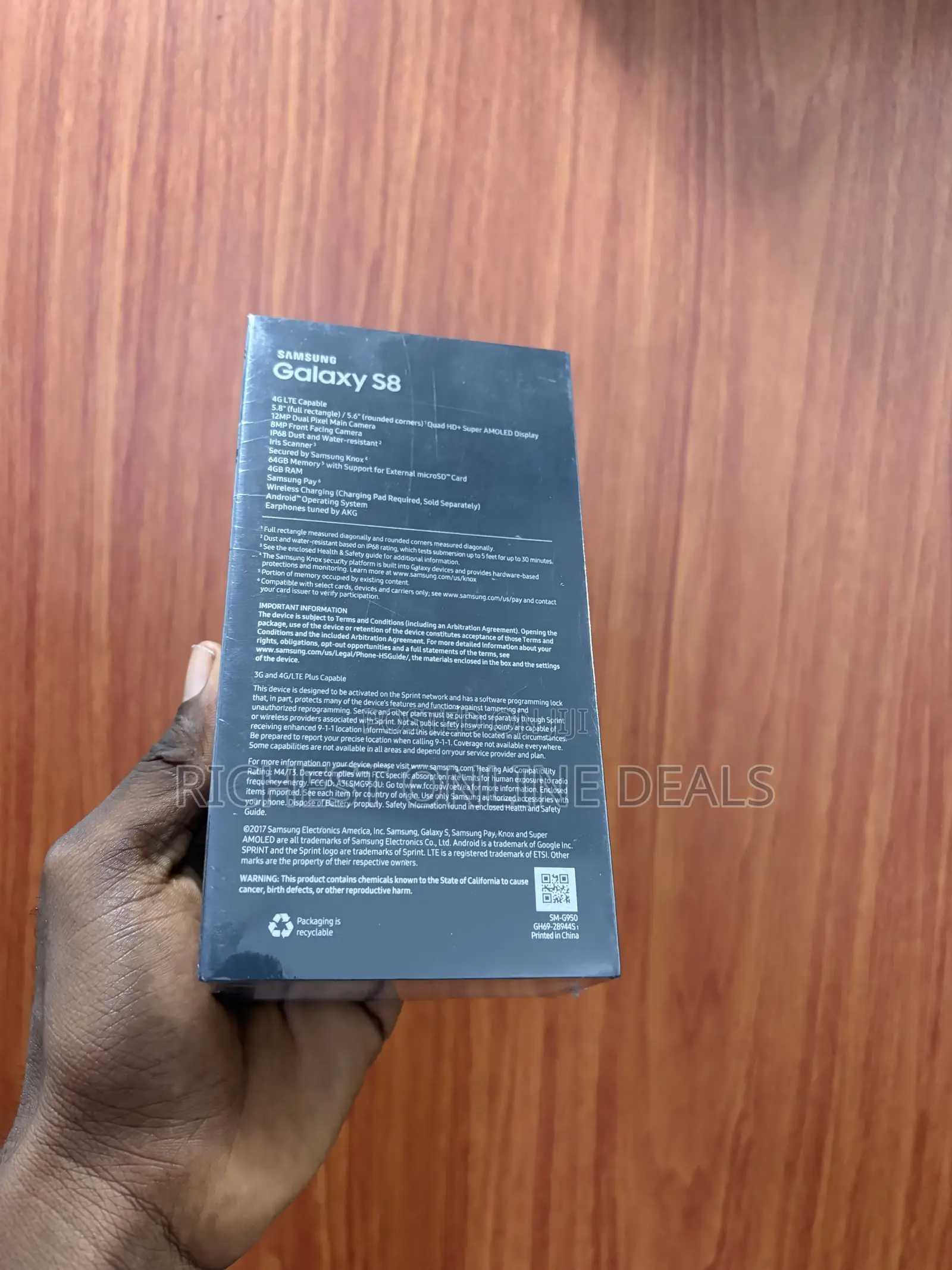 New Samsung Galaxy S8 64 GB Black