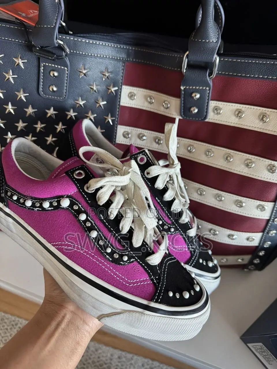 VANS Old Skool 36 LX Pearlized Pack Fuchsia Red