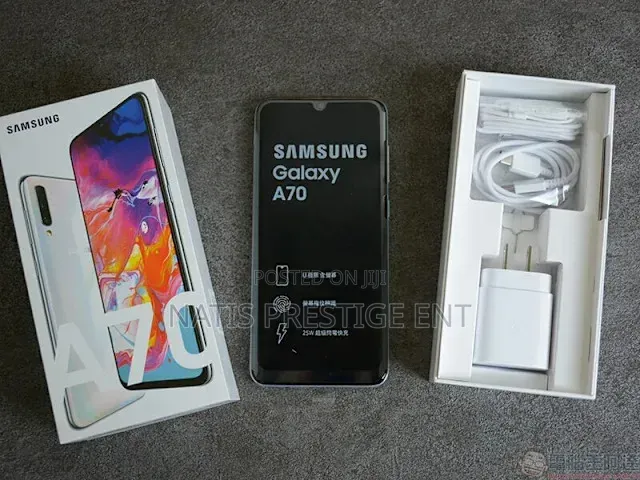 New Samsung Galaxy A70 128 GB Black