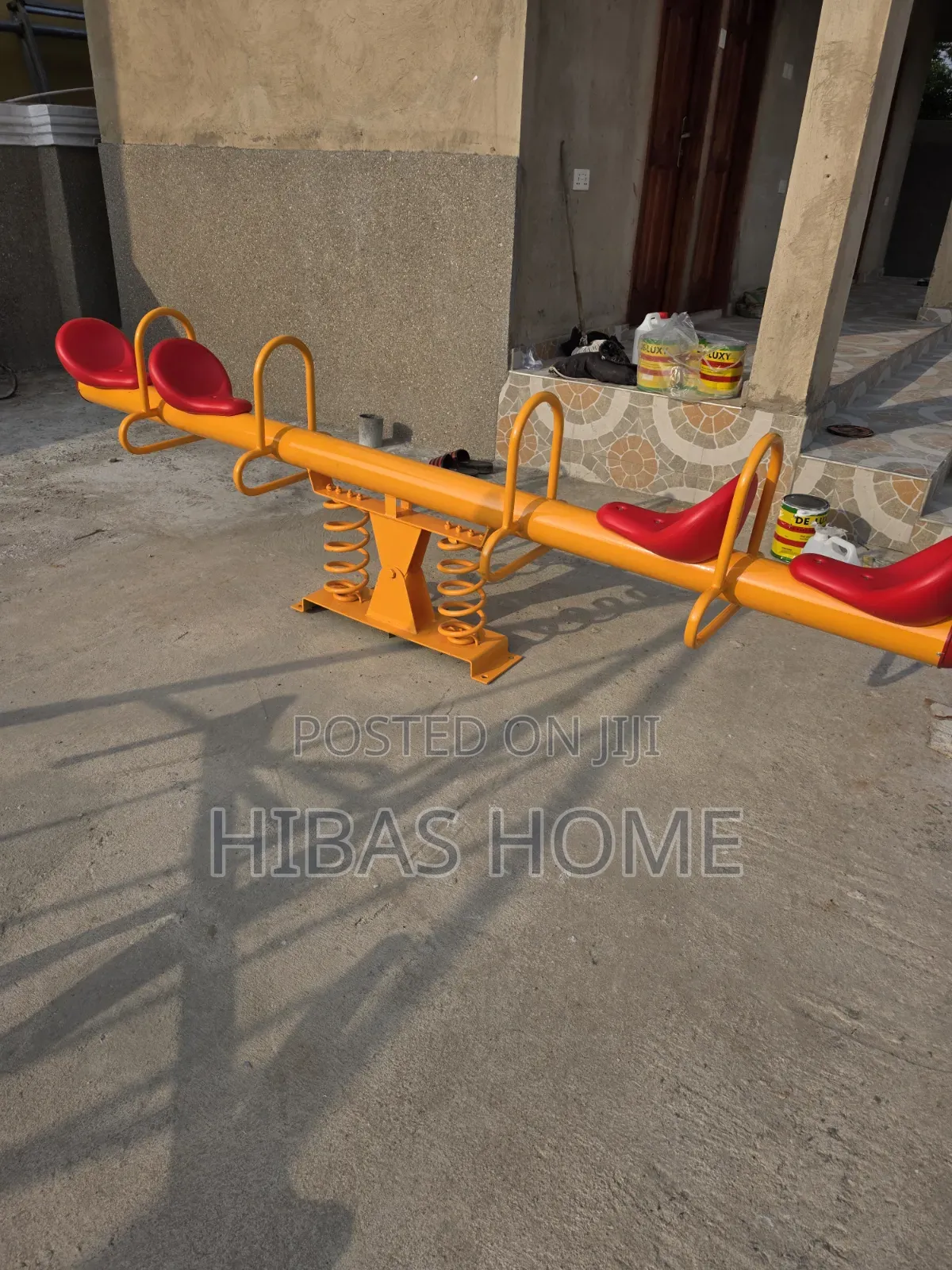 Commercial Metal 4 Seater Seesaw