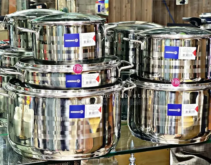 10pcs Stainless Steel Cookware Set