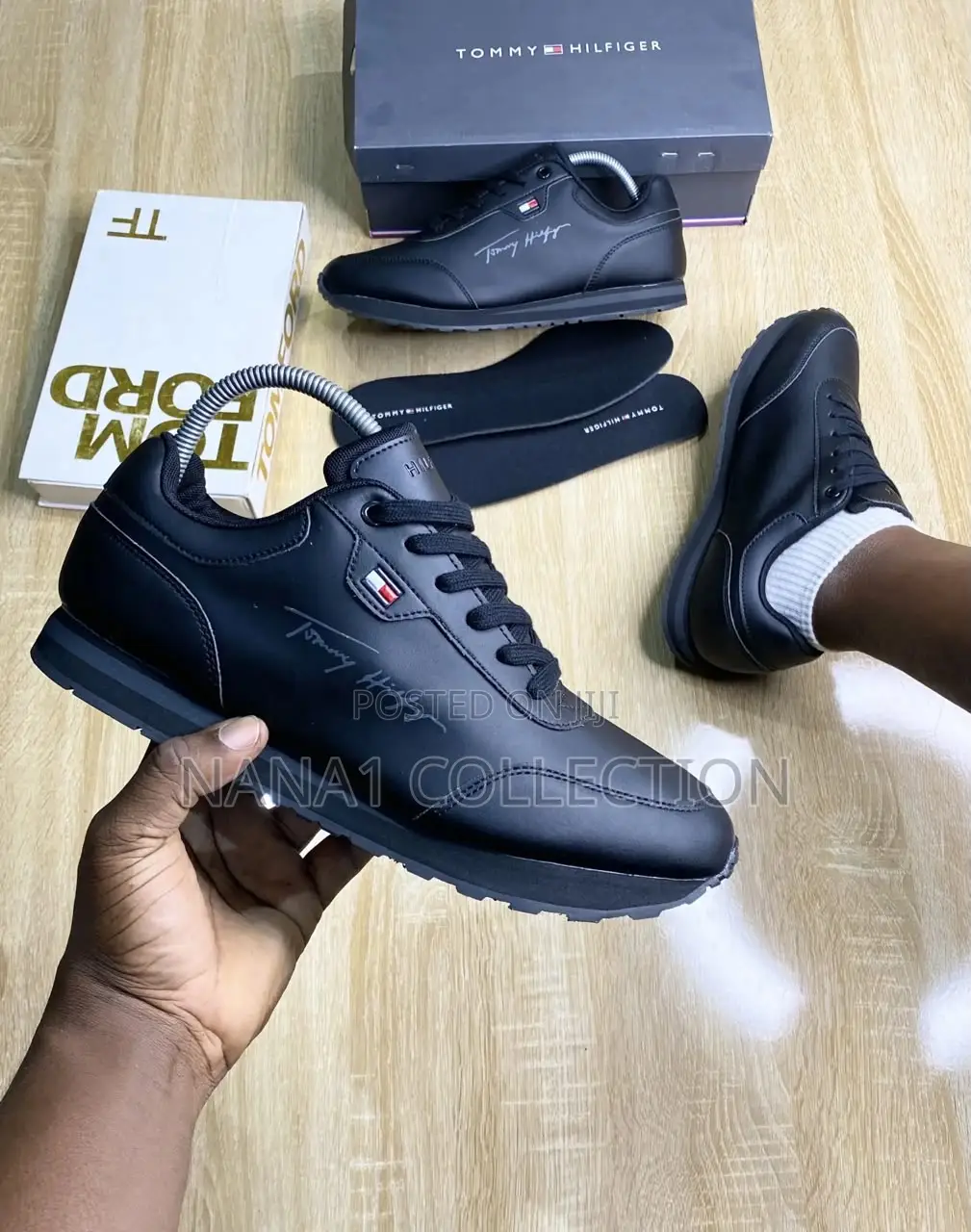 Sleek All - Black Tommy Hilfiger Lifestyle Low - Top Sneakers