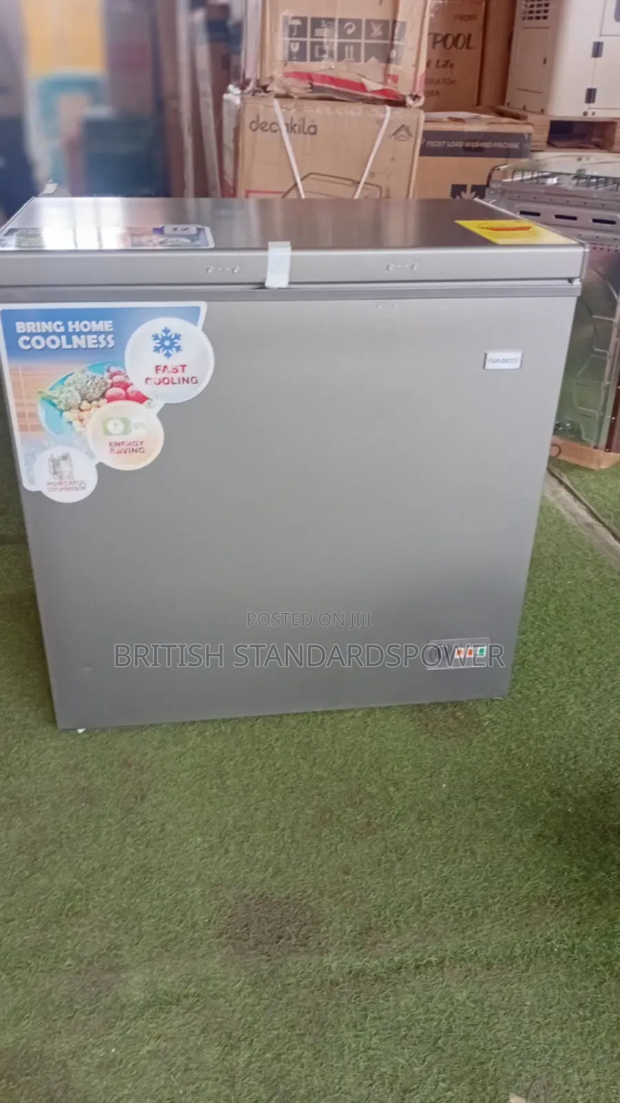 Low Power Consumption 198L Nasco Chest Freezer