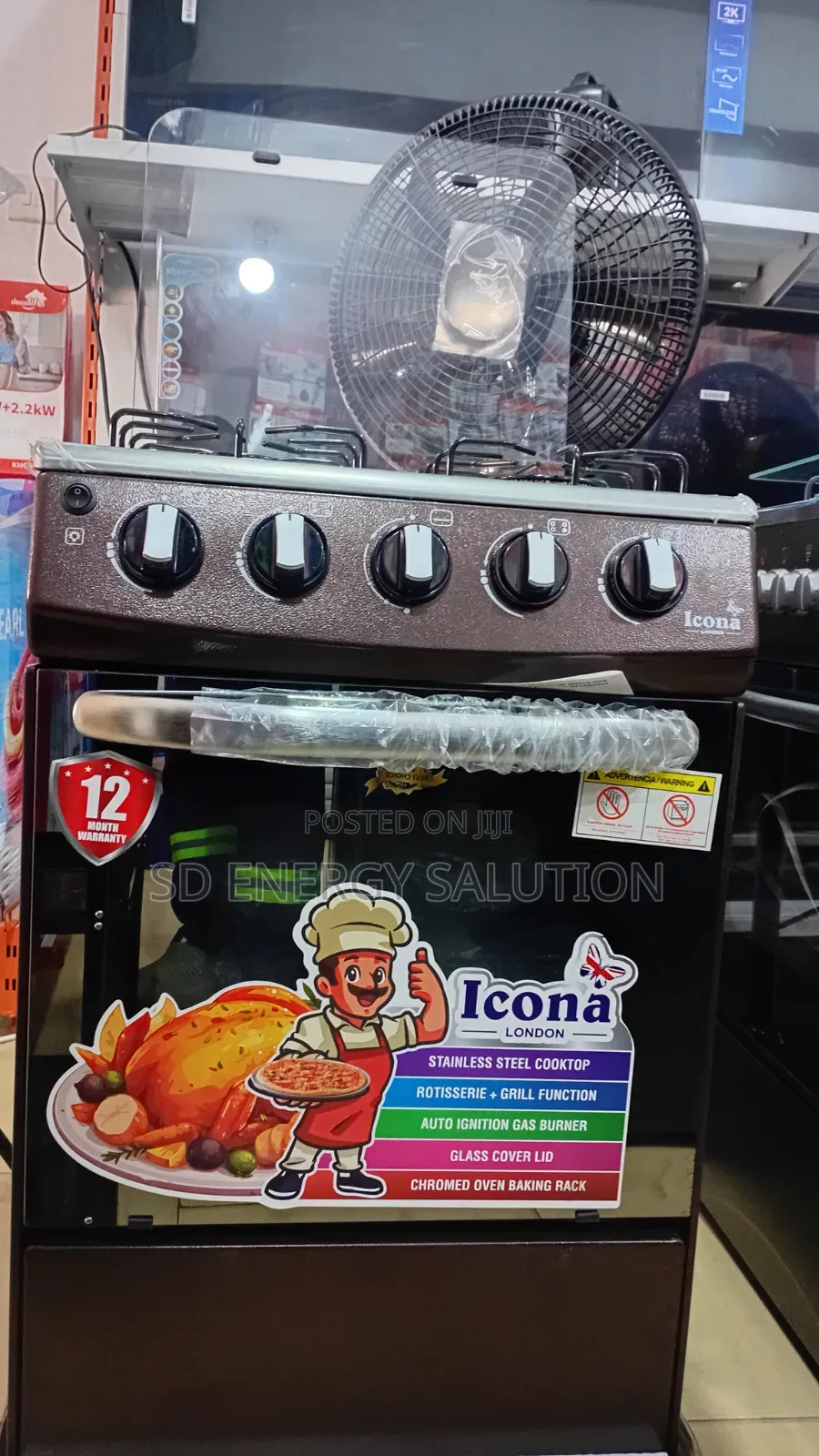 Icona Gas Stove – Energy Saving Long Lasting