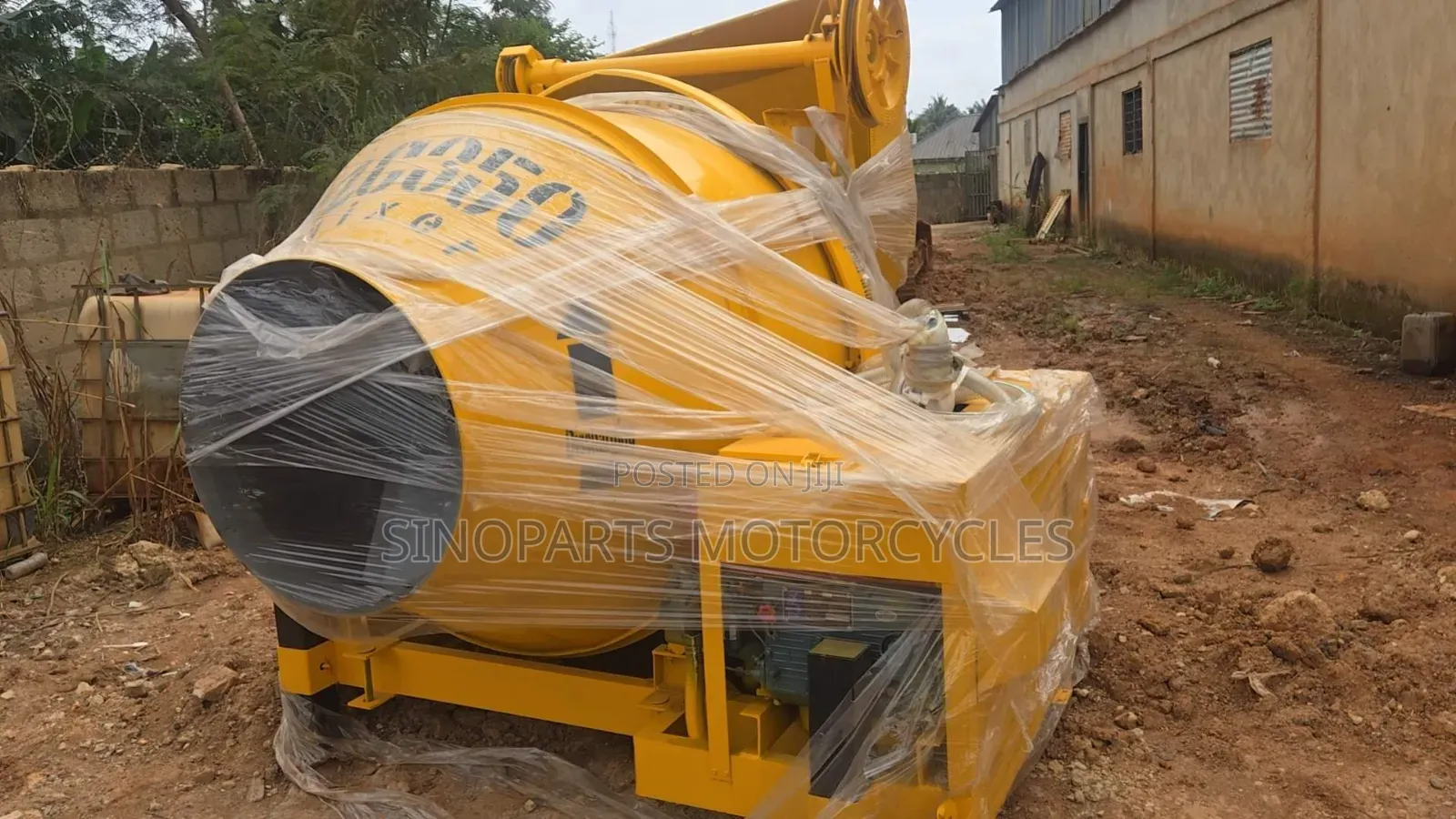 350L Concrete Mixer 18HP Silent Diesel Engine Heavy Duty