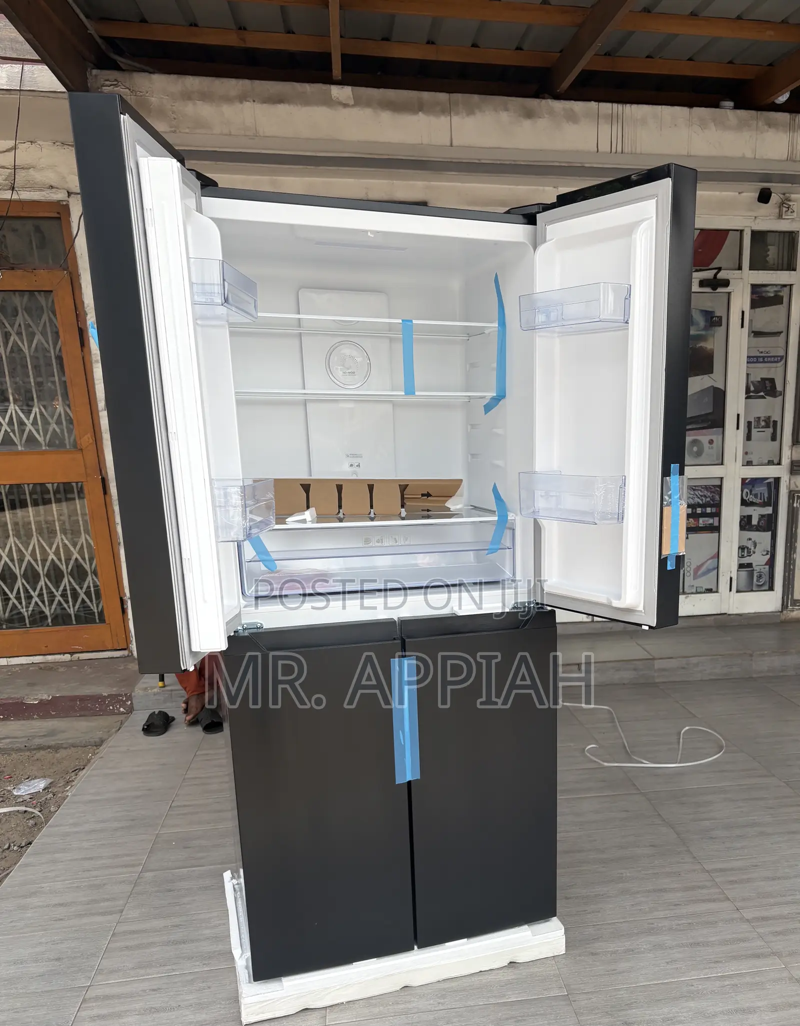 Original Pearl Pf-613mdix Side by Side 4 Door Refrigerator(421Liters)