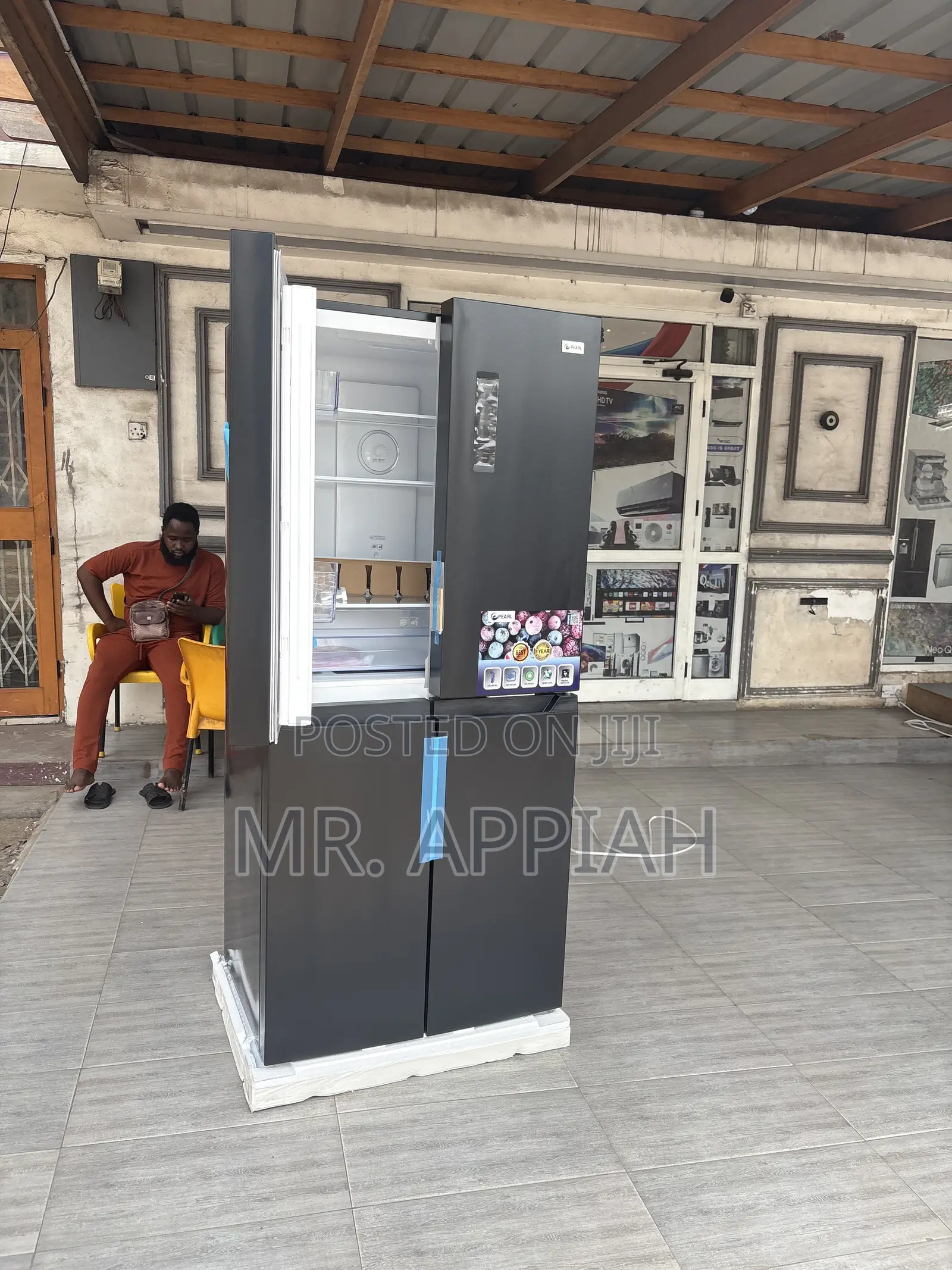 Unique Classic Pearl Pf-613mdix 4 Door Refrigerator(Gray)421Liters