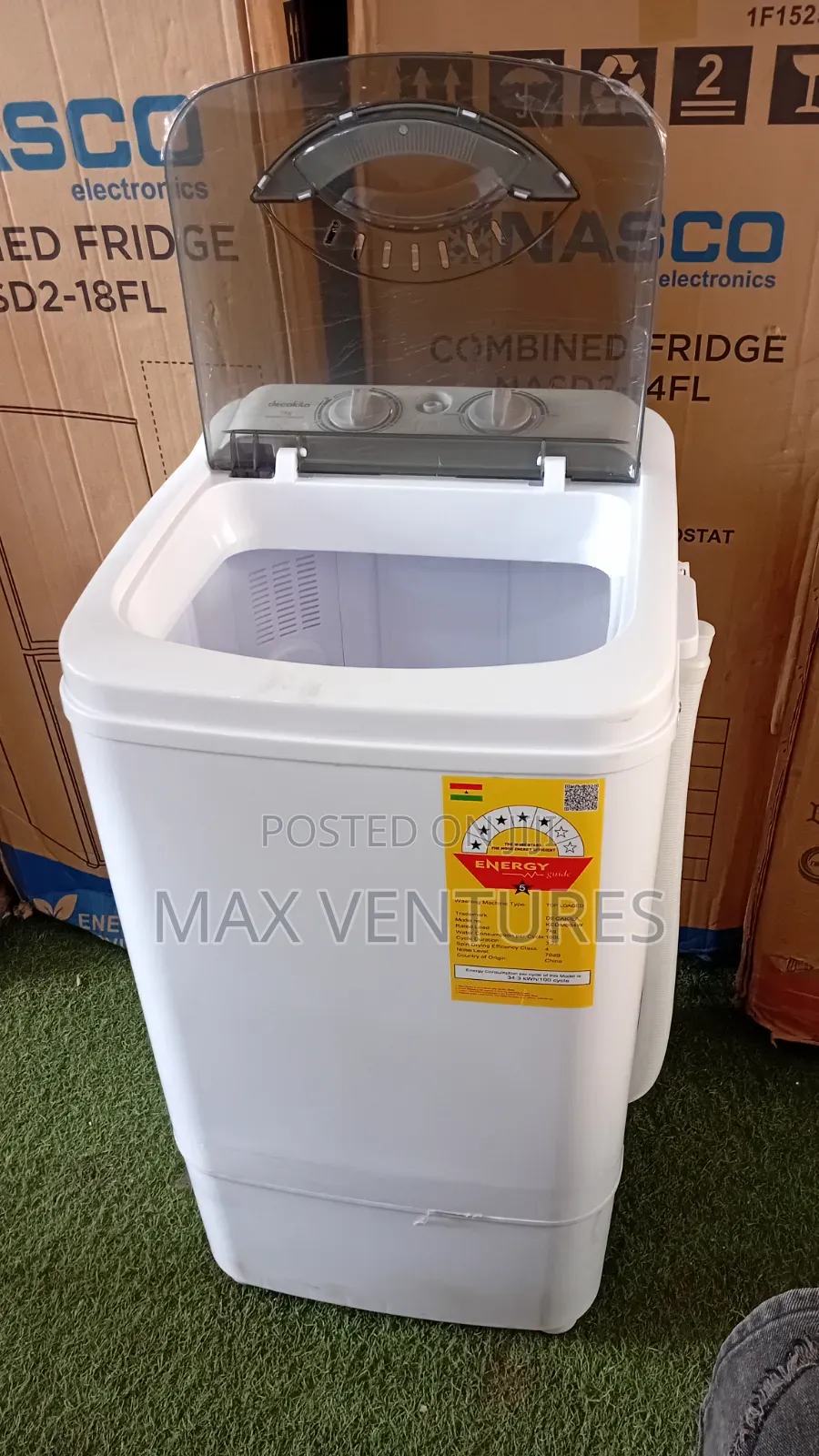 Decakila Washing Machine – Easy Wash, Perfect Clean