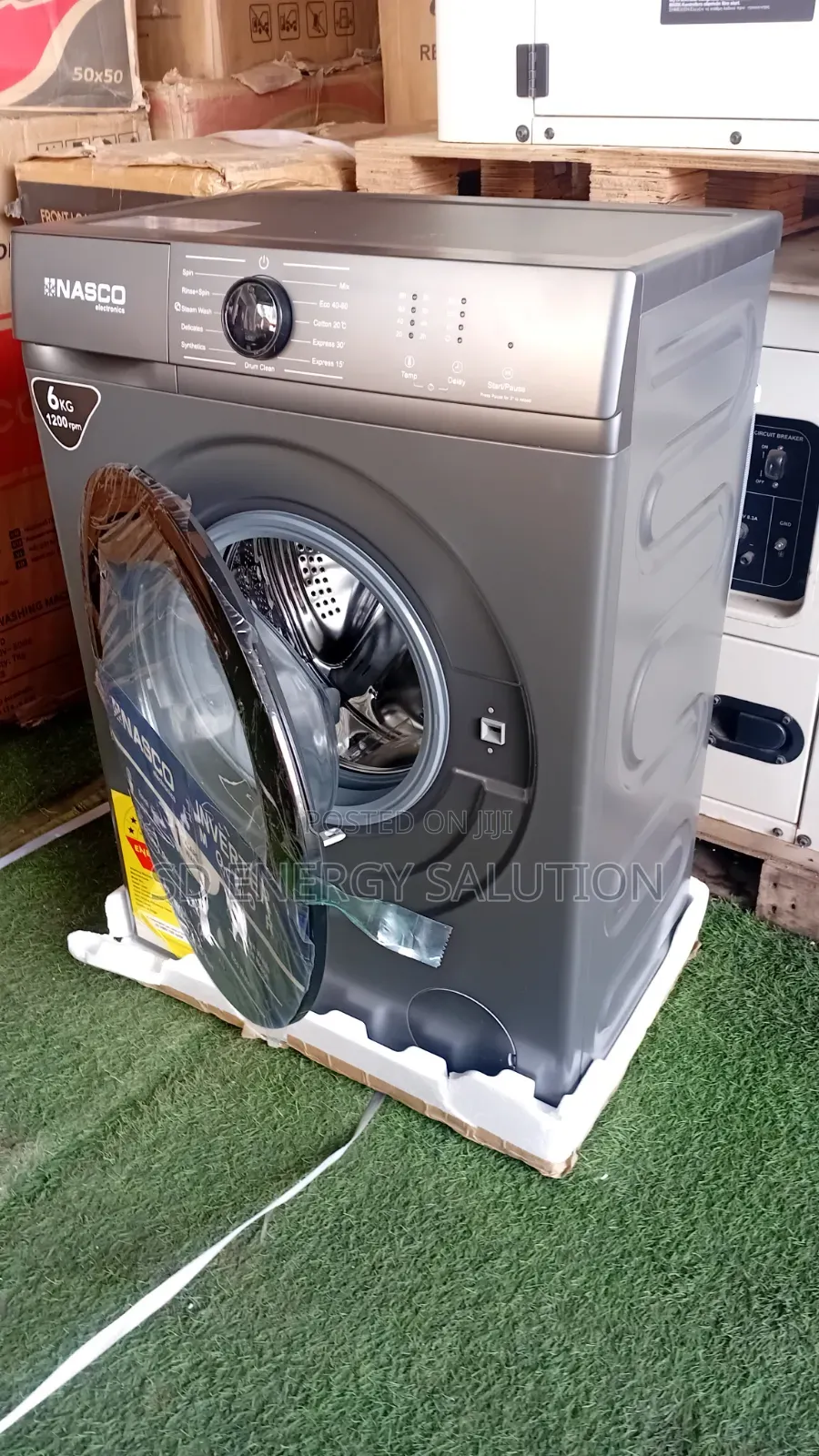 Nasco 6KG Energy Efficient Front Load Washer