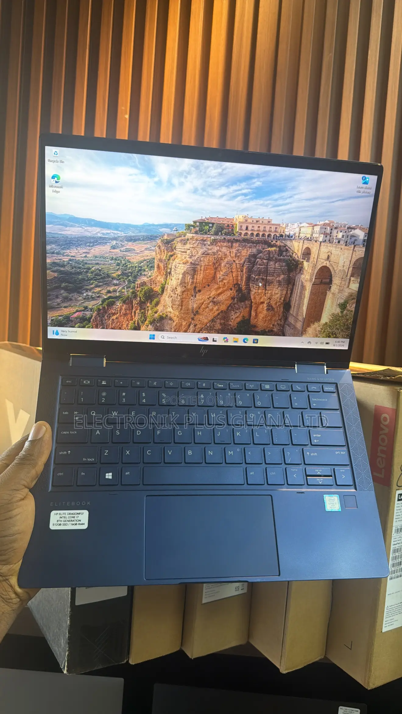 Laptop HP Elite Dragonfly x360 8th Gen 16GB Intel Core i7 SSD 512GB