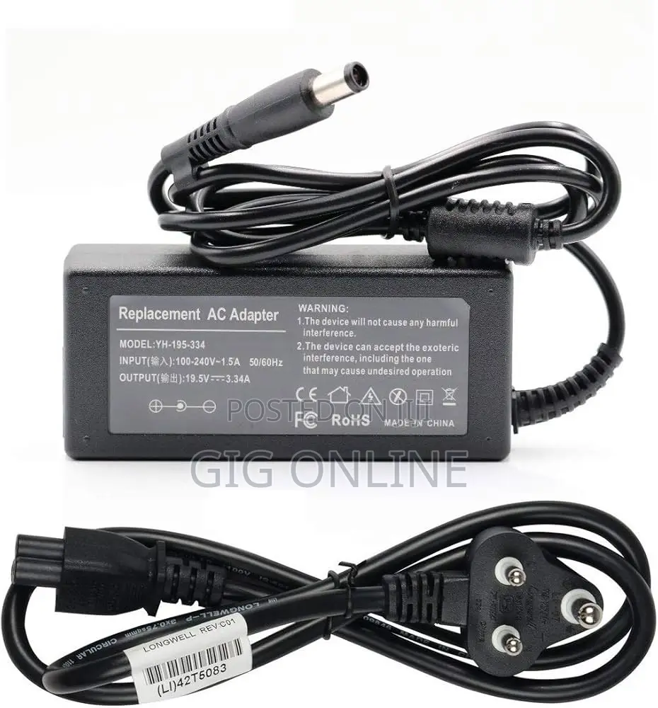 Dell Big Pin Laptop Charger 65W