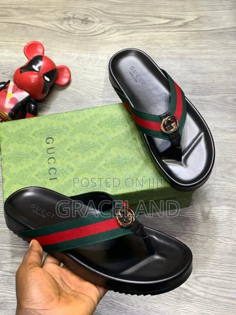 This Is Original Gucci Men Wear Slippers