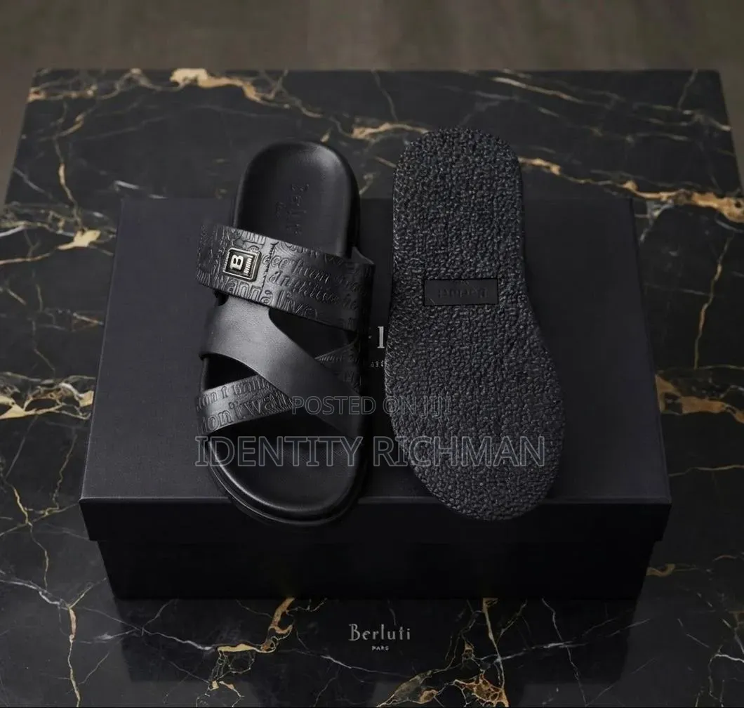 Pure Leather Slippers Available as Seen