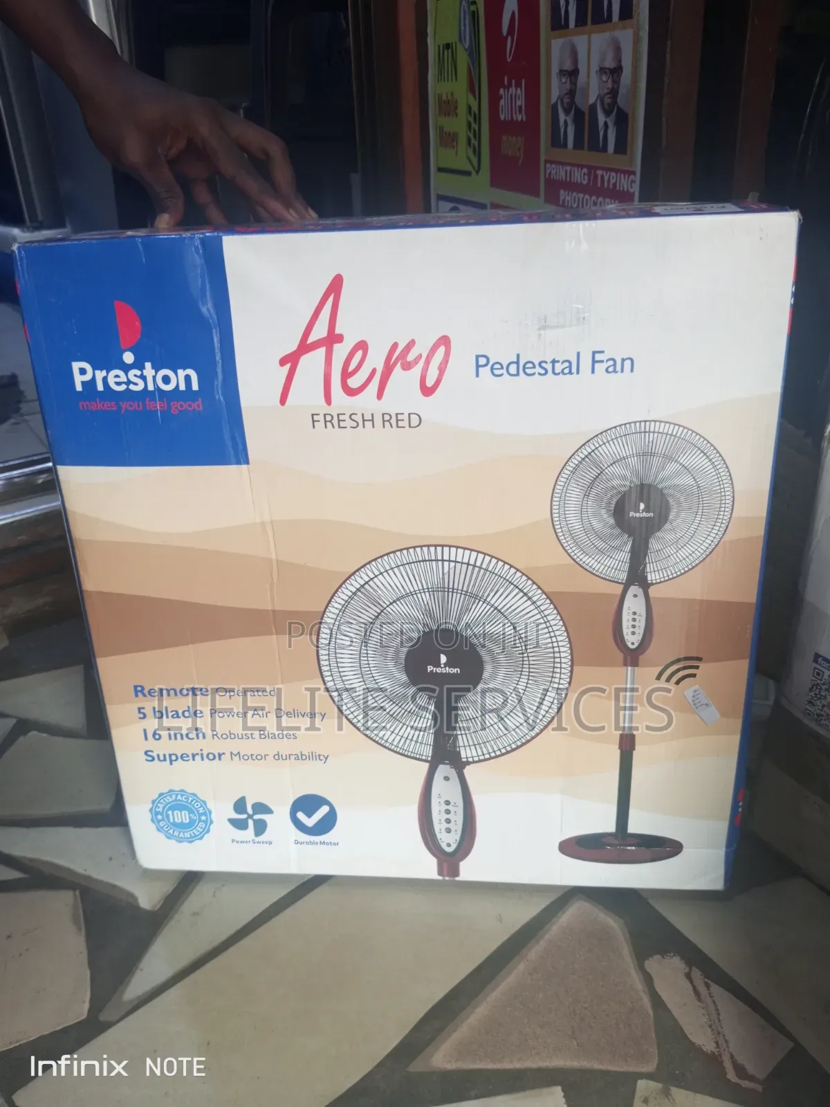 Standing Fan 16" - Remote Operated(Preston)