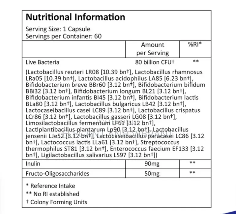 Bio Cultures Complex | 60 Capsules