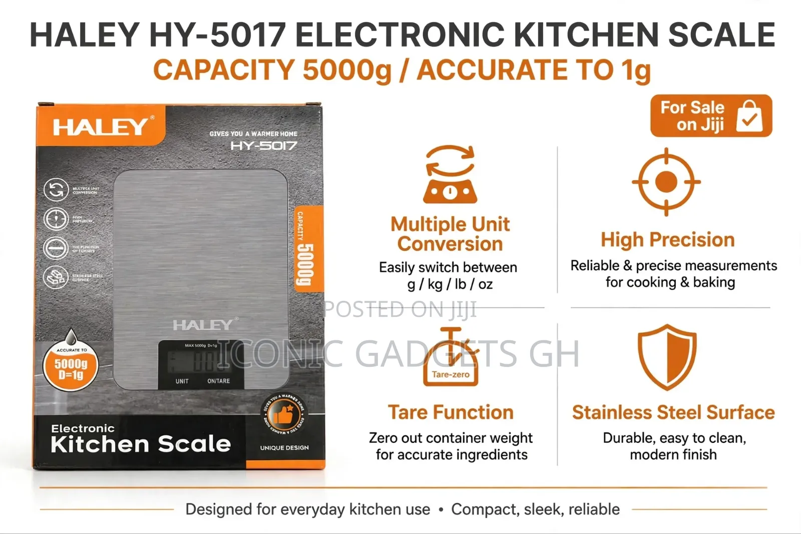 Electronic Kitchen Scale in Box