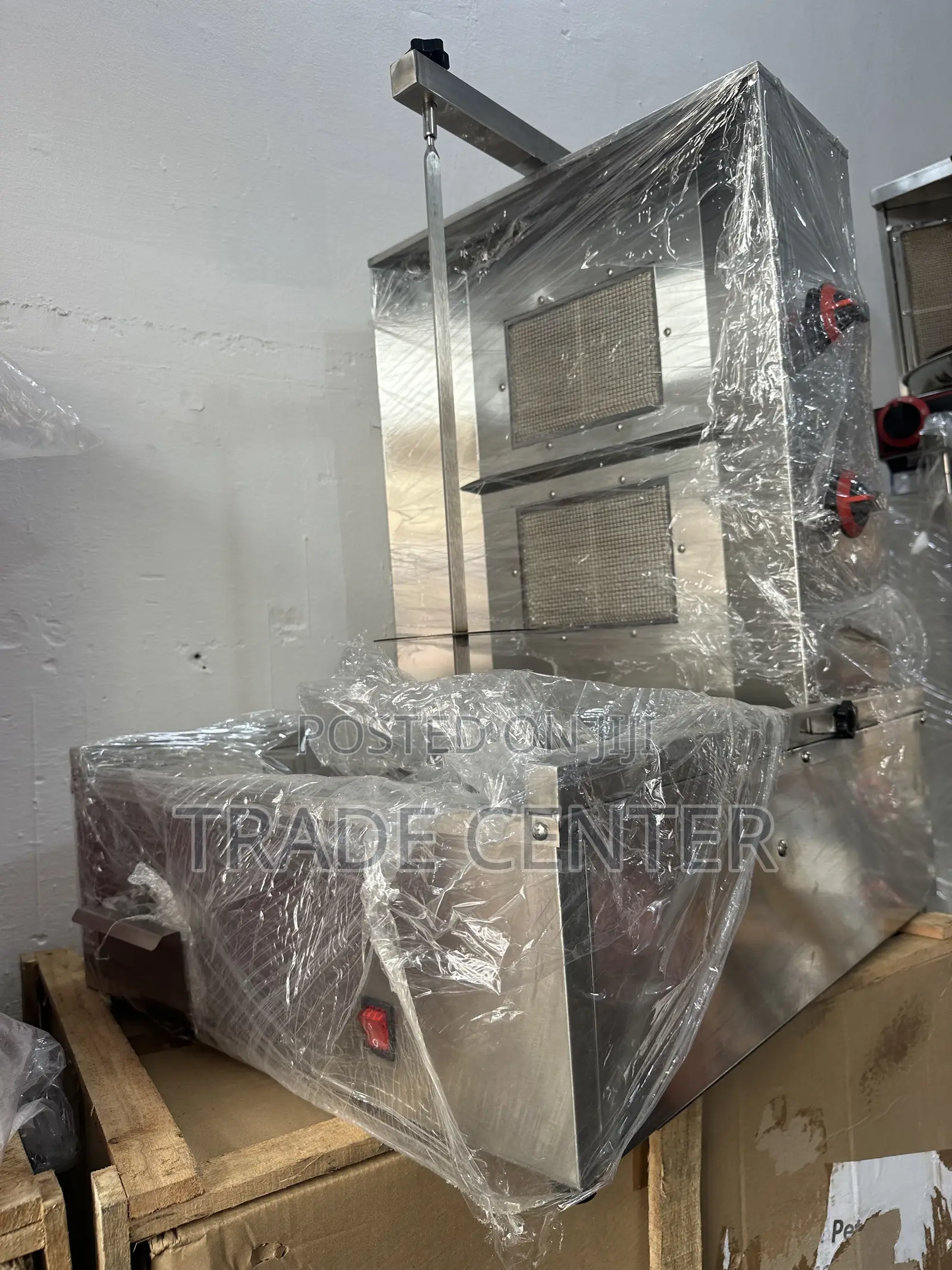 High Quality 2 Burner (Gas) Shawarma Machine