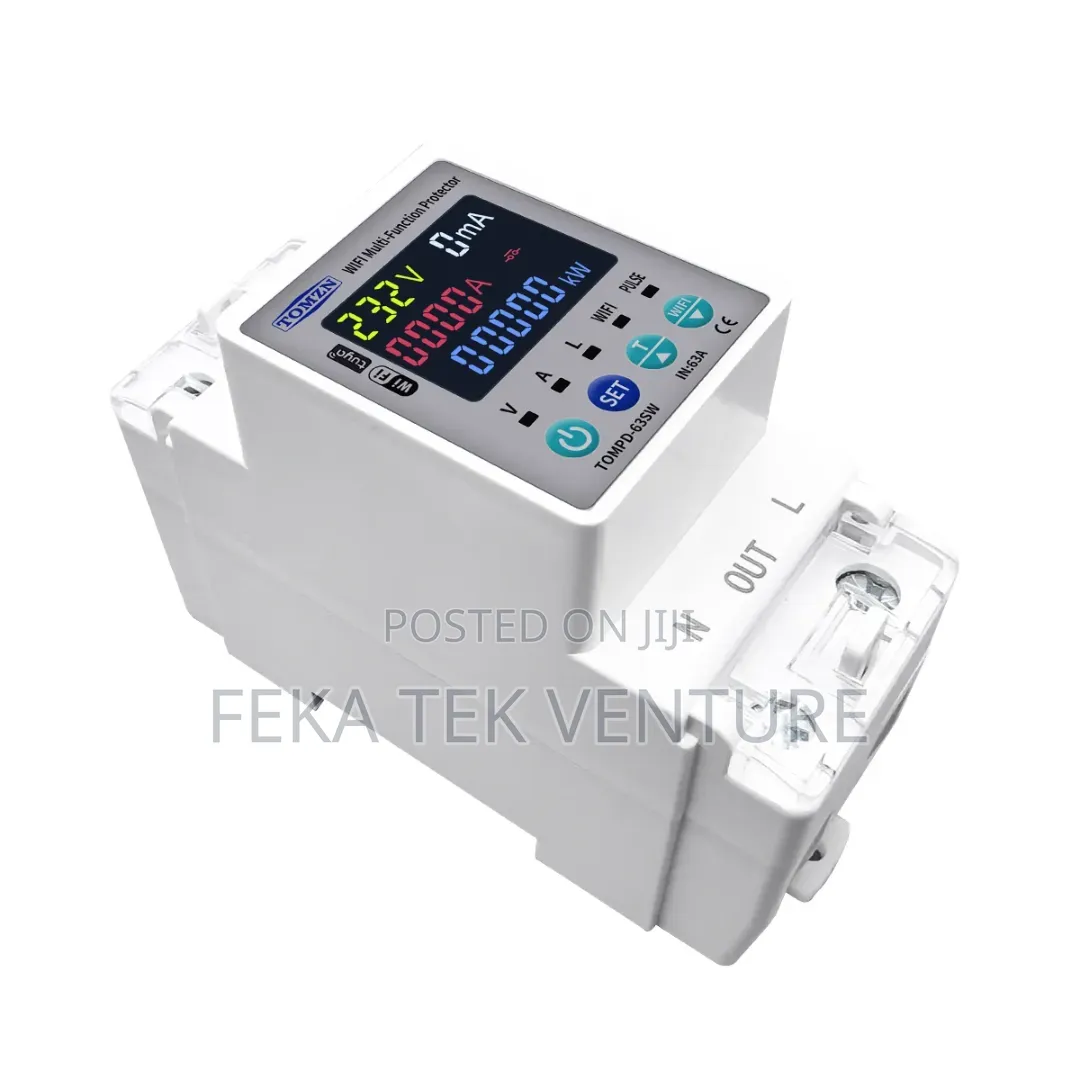 Tuya 1 Phase Smart Meter Curcuit Breaker