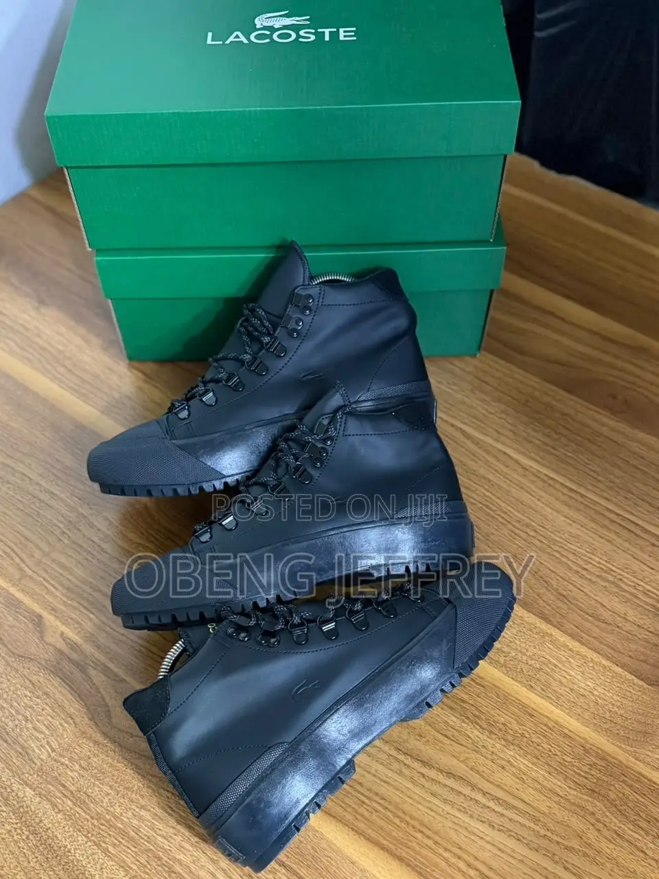 Original Lacoste Grip Shot High All Black