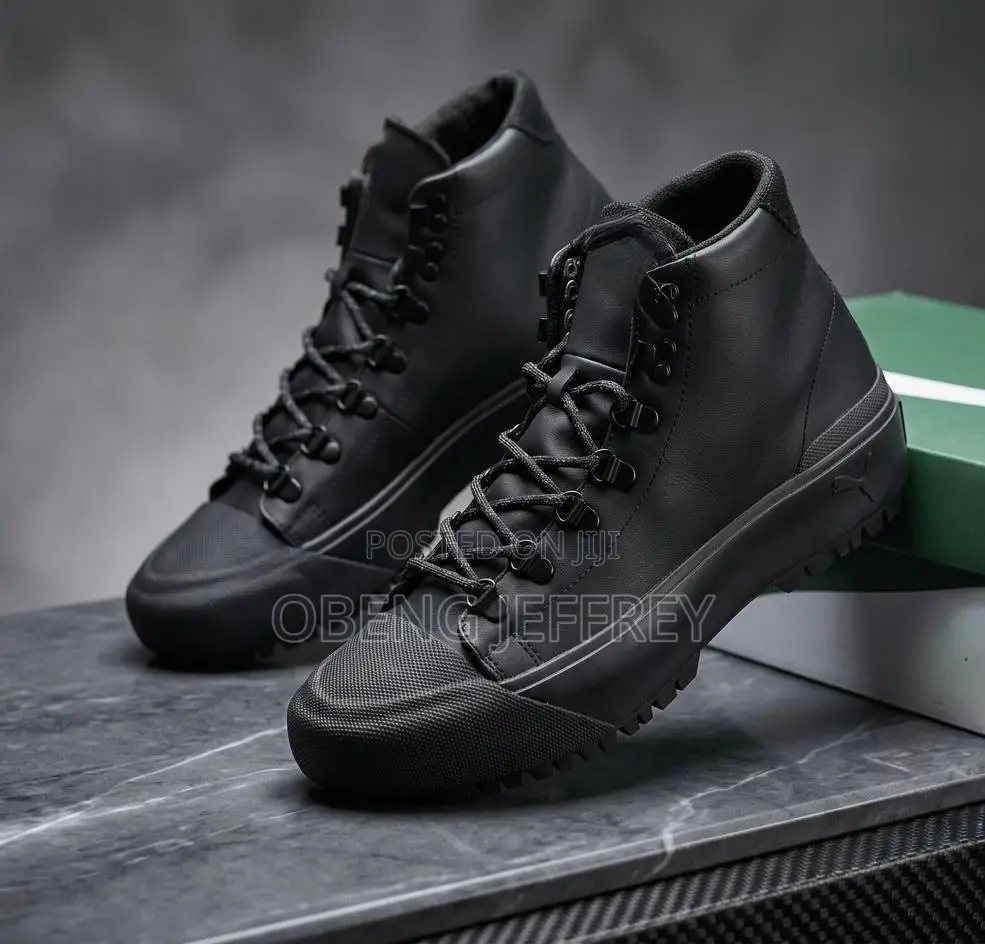 Original Lacoste Grip Shot High All Black